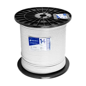 Volteck Metro de cordón dúplex flexible SPT 14 AWG en carrete 500 m