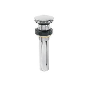 45698 / CE-226S Foset Contra p/lavabo, 1-1/4', sin rebosadero, hongo, latón, cromo