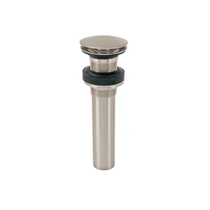 45699 / CE-226SN Foset Contra p/lavabo, 1-1/4', sin rebosadero, hongo, latón, satín