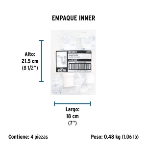 Foset Céspol flexible 1 1/2