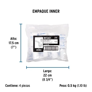 Foset Céspol flexible 1-1/4