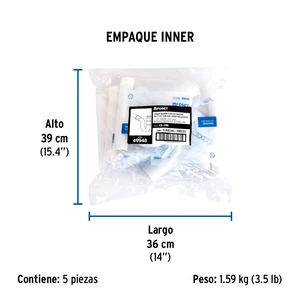 Foset Céspol flexible 1-1/2