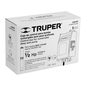 Caja de control para bomba tipo bala 1/2 HP, TRUPER
