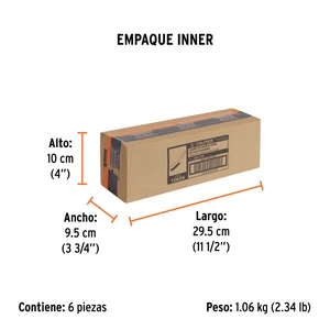 Cepillo de alambre 64 pinceles de acero inoxidable, Truper