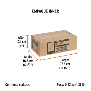Cepillo limpiador de terminales de baterías, 4 en 1, Truper