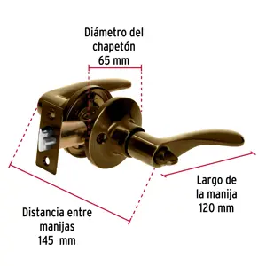 Hermex Cerradura manija 