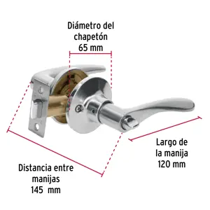 Hermex Cerradura manija 