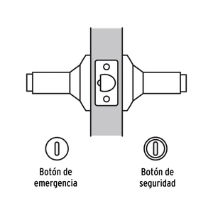 Hermex Cerradura manija 