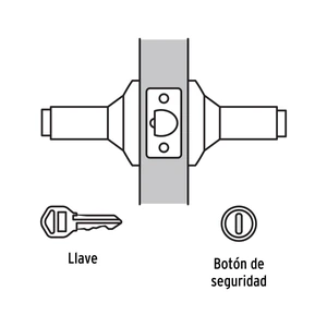 Hermex Cerradura manija 