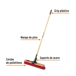Cepillo cerda mixta, 60cm, p/múltiples superficies, EXPERT