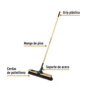 Cepillo cerda PP, 60cm, p/superficies ásperas, EXPERT