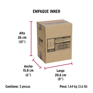 Cerradura tipo oval para baño, latón brillante, Hermex