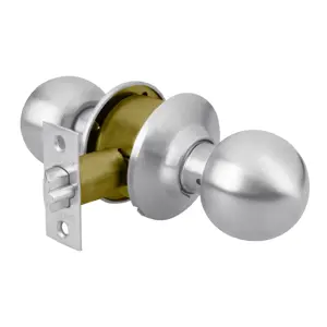 43463 / CEPO-31E Cerradura tipo esfera para entrada, cromo mate, Hermex