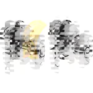 43450 / CEPO-32B TRUPER Hermex - Cerradura pomo, cromo mate, oval, baño