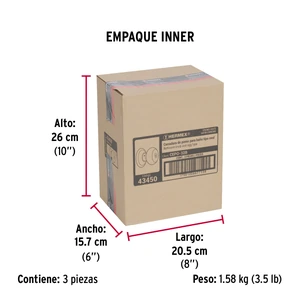 Cerradura tipo oval para baño, cromo mate, Hermex