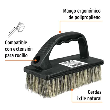 Cepillo para pintor, superficies rugosas, TRUPER