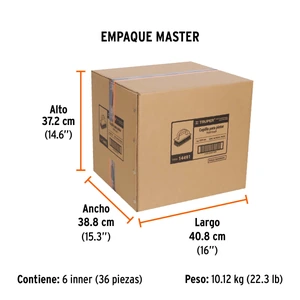 Truper Cepillo para pintor, para limpieza con cerdas de ixtle
