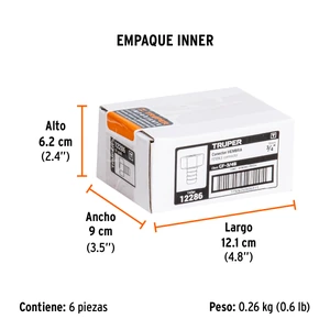 Conector 3/4