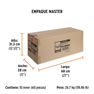 Cinta de empaque 48 mm x 150 m 