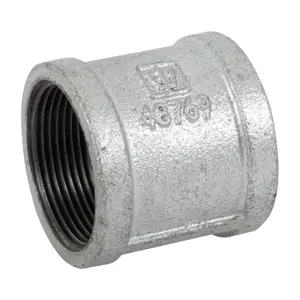 48769 / CG-205 Cople reforzado de acero galvanizado de 1-1/2