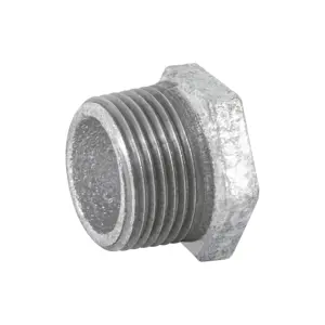 Reducción bushing acero galvanizado 3/4 x 1/2