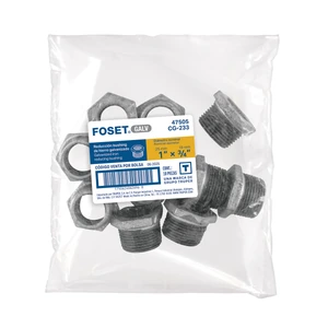 Reducción bushing acero galvanizado 1