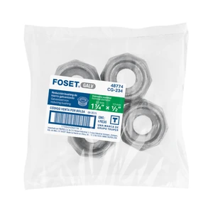 Reducción bushing acero galvanizado 1-1/4 x 1/2
