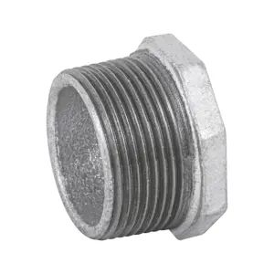 Reducción bushing acero galvanizado 1-1/4 x 1