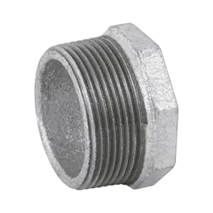 Reducción bushing acero galvanizado 1-1/2 x 1/2