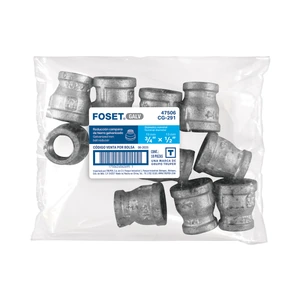 Reducción campana acero galvanizado 3/4