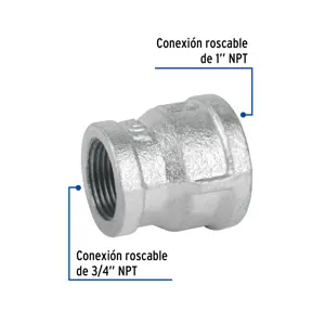 Reducción campana acero galvanizado 1