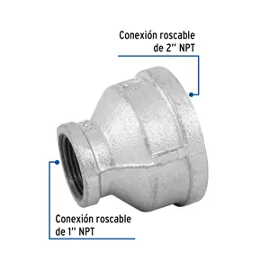 Reducción campana acero galvanizado 2