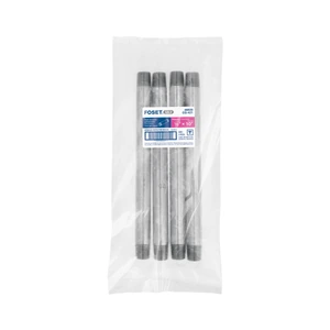 Niple de acero galvanizado 1/2 x 10
