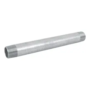 Niple de acero galvanizado 1 x 10