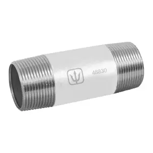 Niple de acero galvanizado 1-1/4 x 4