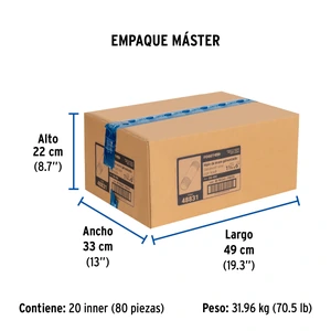 Niple de acero galvanizado 1-1/4 x 6
