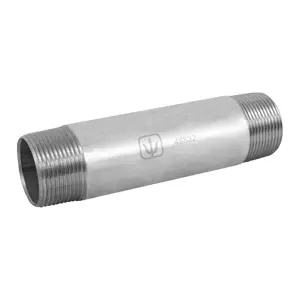 Niple de acero galvanizado 1-1/4 x 8