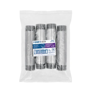 Niple de acero galvanizado 1-1/2 x 8