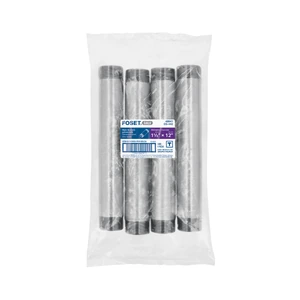 Niple de acero galvanizado 1-1/2 x 12