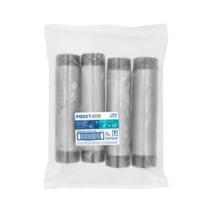 Niple de acero galvanizado 2 x 10