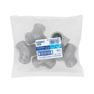 Codo rincón acero galvanizado de 3/4