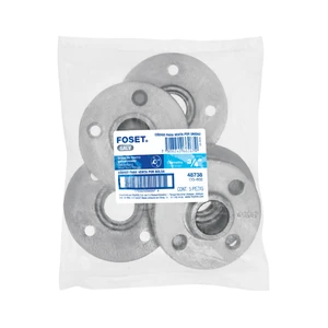 Brida de acero galvanizado de 3/4