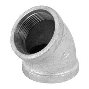 48753 / CG-865 Codo 45° acero galvanizado de 1-1/2