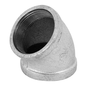 48754 / CG-866 Codo 45° acero galvanizado de 2