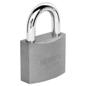 43316 / CH-45 Candado de hierro 45 mm gancho corto en caja, Hermex