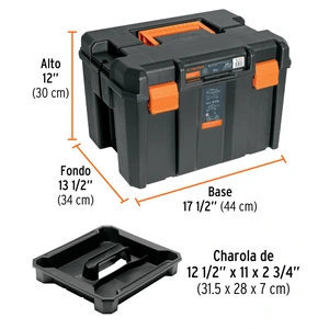 Caja para herramienta, profunda de 17