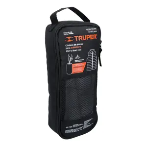 65009 / CHA-GC-XG Chaleco de plumas para hombre, gris, EG, Truper