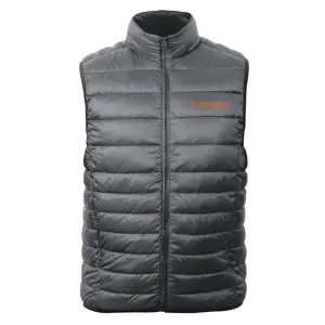 65009 / CHA-GC-XG Chaleco de plumas para hombre, gris, EG, Truper