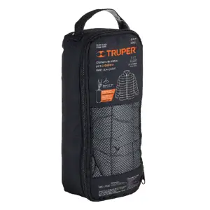 66000 / CHAM-GC-CH Chamarra de plumas para hombre, gris, CH, Truper