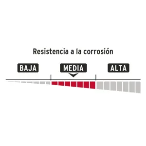 Candado de hierro 50 mm con coraza, llave anti-ganzúa